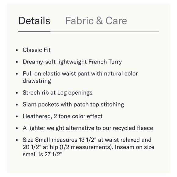 NWT Richer Poorer April Lightweight Terry Jogger - Picture 3 of 10